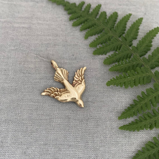 brass dove pendant