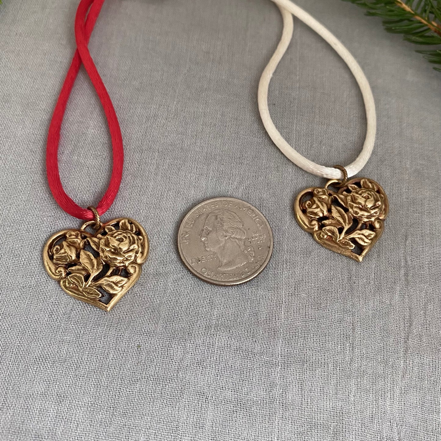 Small heart ornament for small Christmas tree